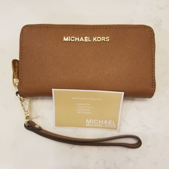 Michael Kors Wallet Wristlet Phone Case NWT - Picture 1 of 3